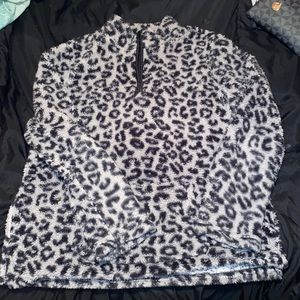 cheetah print pullover